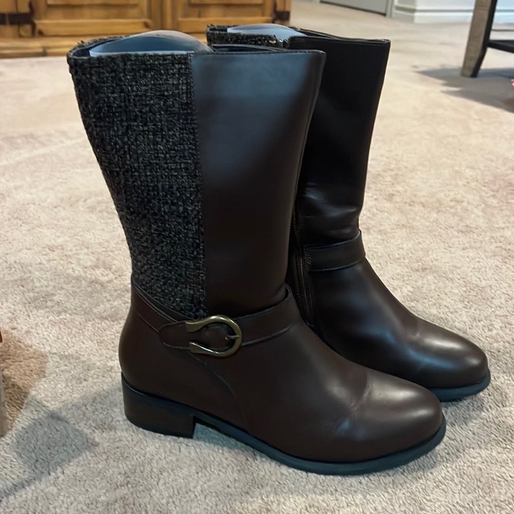 Women’s Propet Tessa Dress Boot in Brown (wide width)